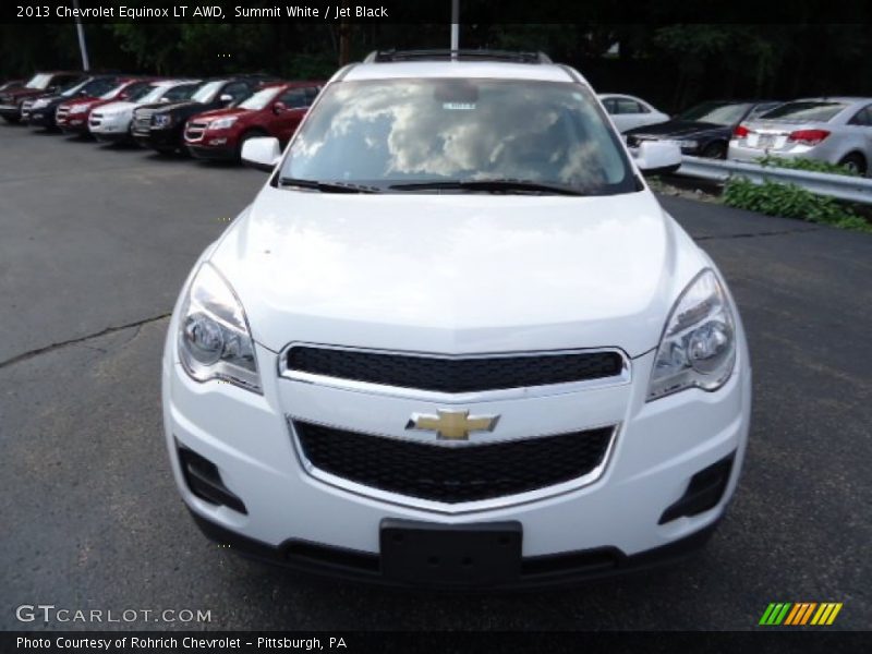 Summit White / Jet Black 2013 Chevrolet Equinox LT AWD
