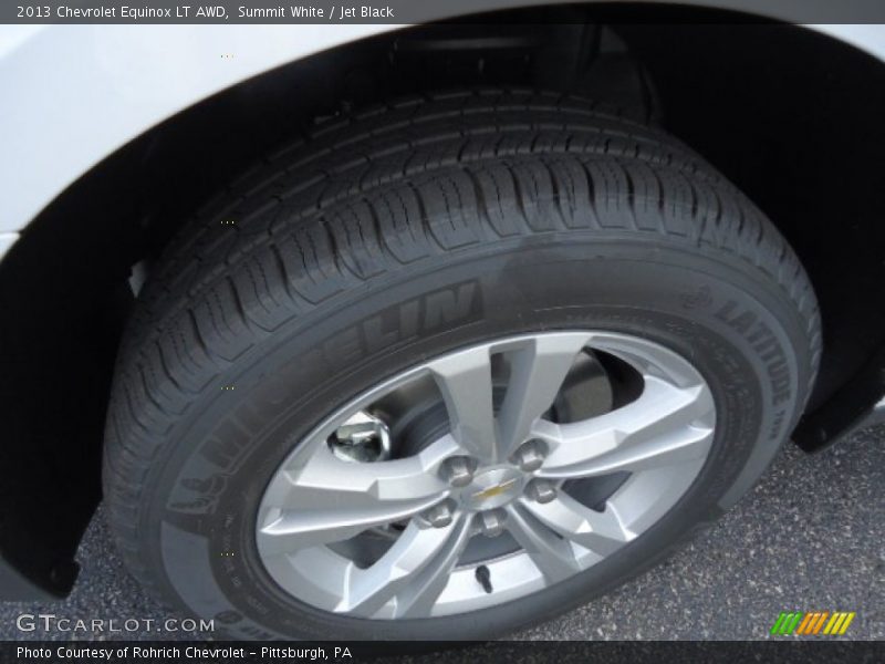 Summit White / Jet Black 2013 Chevrolet Equinox LT AWD