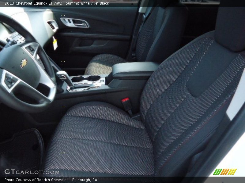 Summit White / Jet Black 2013 Chevrolet Equinox LT AWD