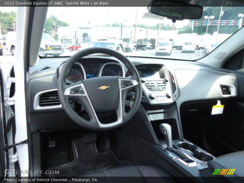 Summit White / Jet Black 2013 Chevrolet Equinox LT AWD