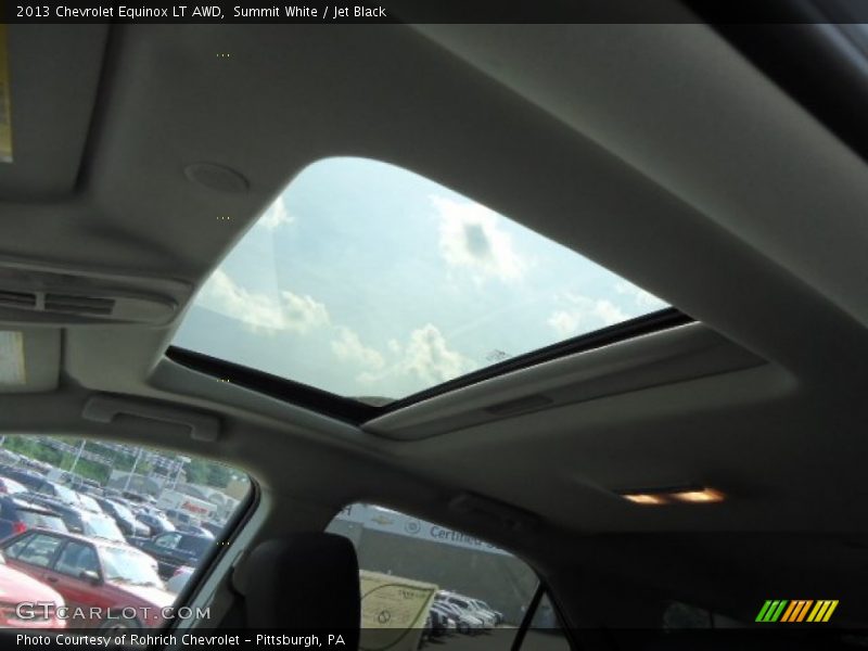 Summit White / Jet Black 2013 Chevrolet Equinox LT AWD