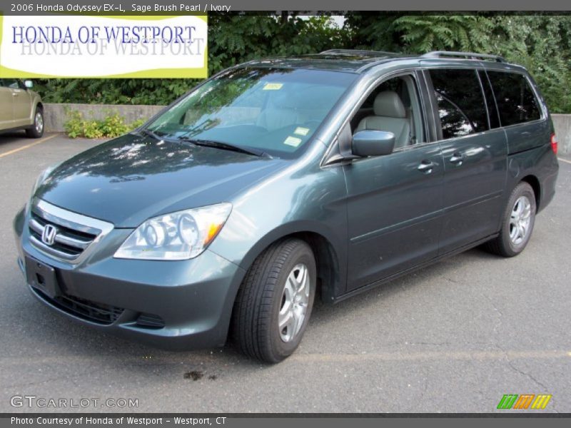 Sage Brush Pearl / Ivory 2006 Honda Odyssey EX-L