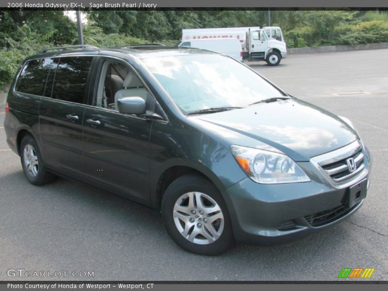 Sage Brush Pearl / Ivory 2006 Honda Odyssey EX-L