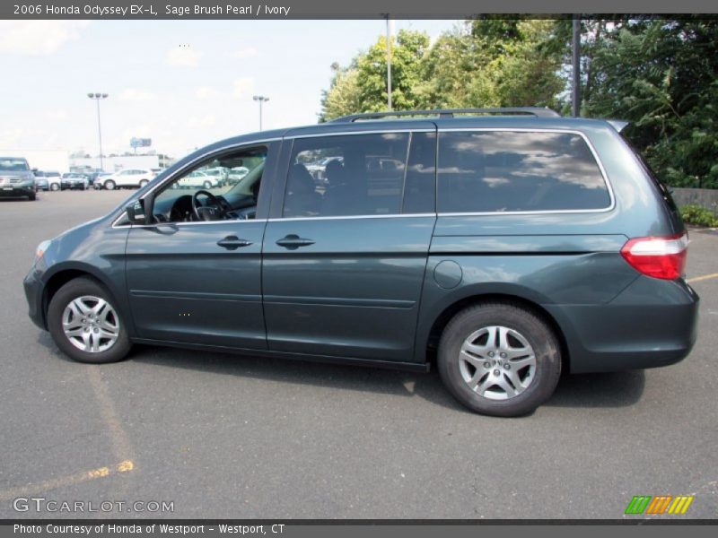 Sage Brush Pearl / Ivory 2006 Honda Odyssey EX-L