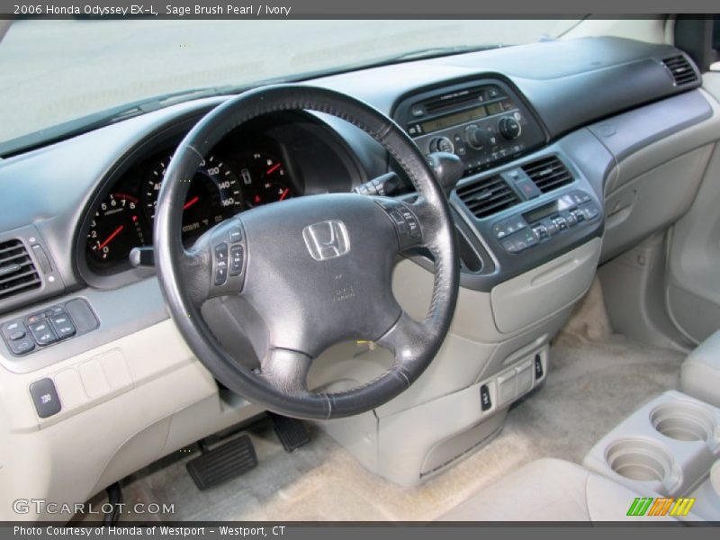 Sage Brush Pearl / Ivory 2006 Honda Odyssey EX-L