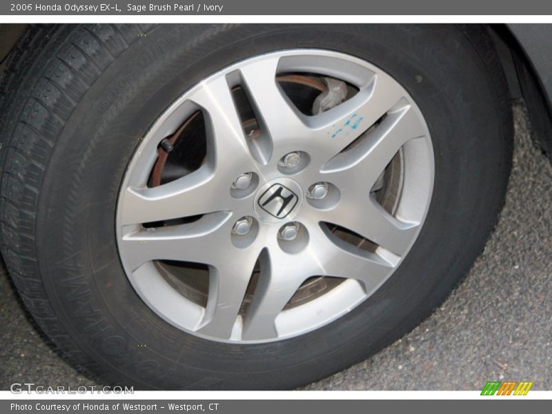 Sage Brush Pearl / Ivory 2006 Honda Odyssey EX-L