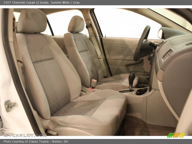 Summit White / Gray 2007 Chevrolet Cobalt LS Sedan