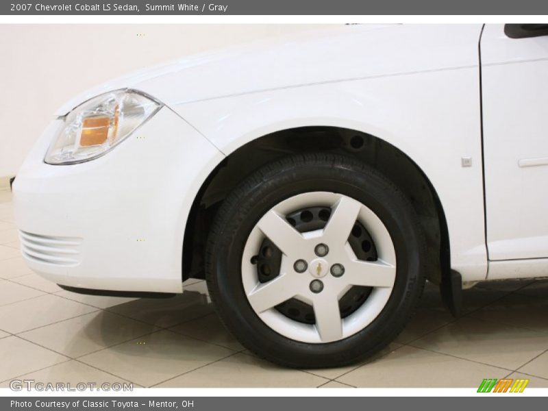 Summit White / Gray 2007 Chevrolet Cobalt LS Sedan