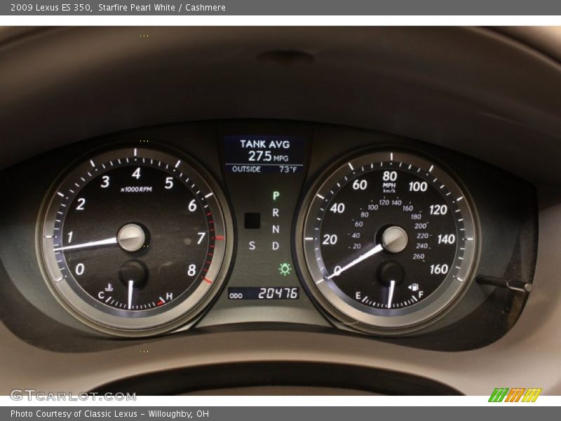 Starfire Pearl White / Cashmere 2009 Lexus ES 350