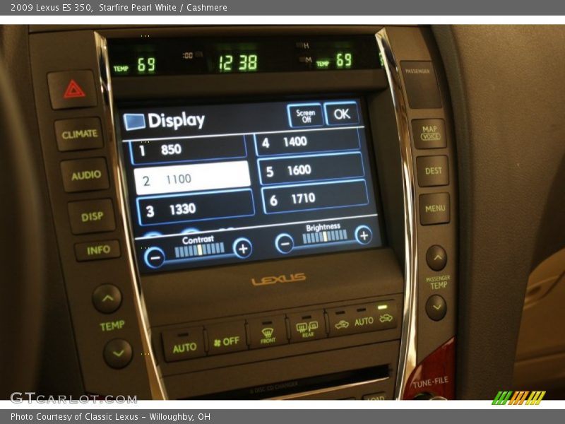 Starfire Pearl White / Cashmere 2009 Lexus ES 350