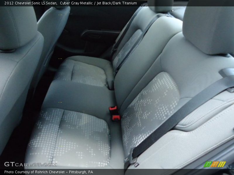 Cyber Gray Metallic / Jet Black/Dark Titanium 2012 Chevrolet Sonic LS Sedan
