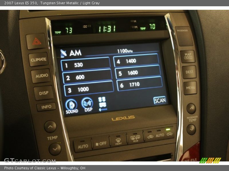 Tungsten Silver Metallic / Light Gray 2007 Lexus ES 350