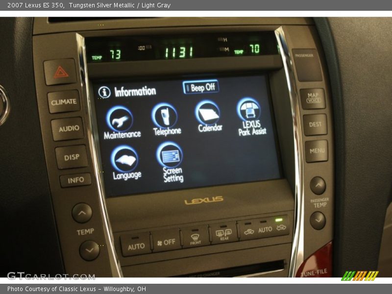 Tungsten Silver Metallic / Light Gray 2007 Lexus ES 350
