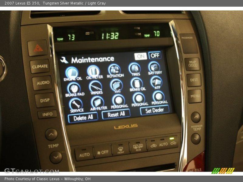 Tungsten Silver Metallic / Light Gray 2007 Lexus ES 350