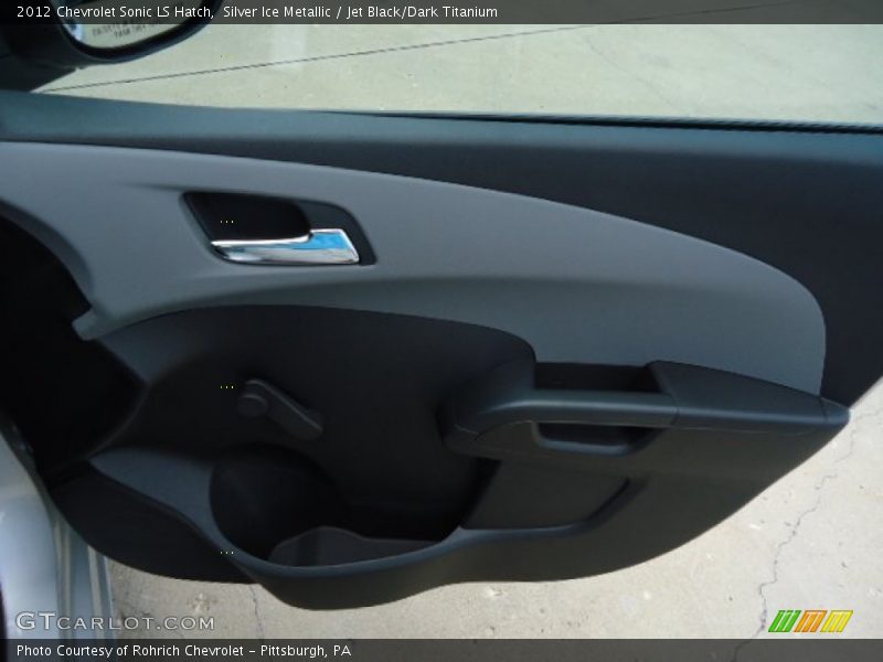 Silver Ice Metallic / Jet Black/Dark Titanium 2012 Chevrolet Sonic LS Hatch