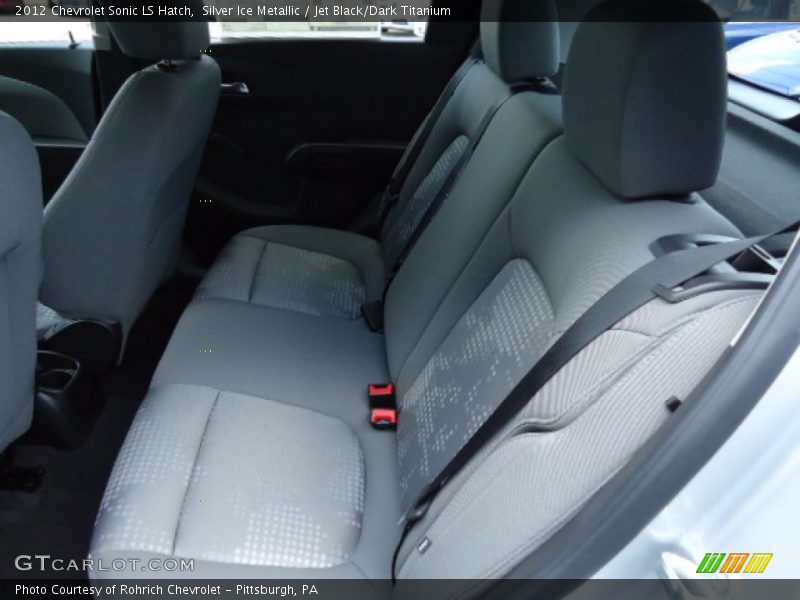 Silver Ice Metallic / Jet Black/Dark Titanium 2012 Chevrolet Sonic LS Hatch