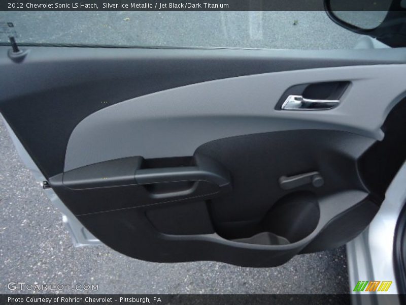 Silver Ice Metallic / Jet Black/Dark Titanium 2012 Chevrolet Sonic LS Hatch