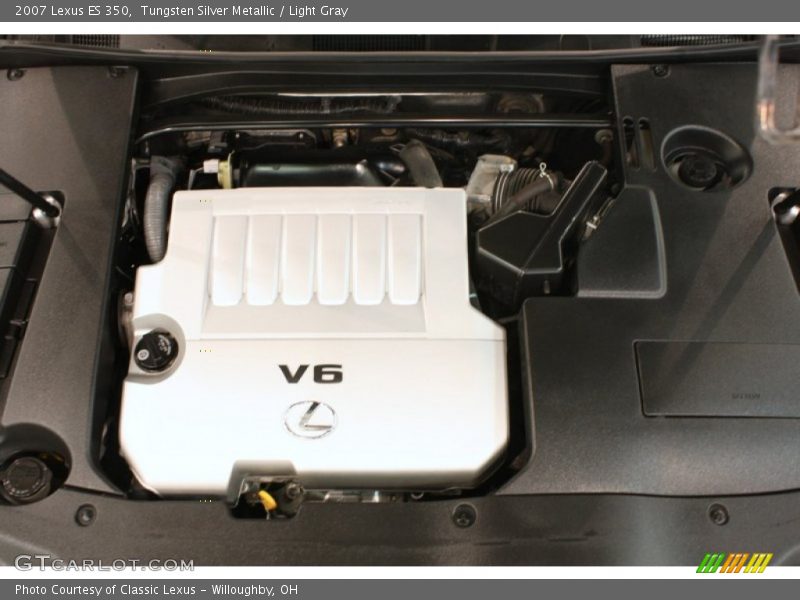 Tungsten Silver Metallic / Light Gray 2007 Lexus ES 350