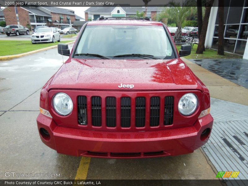 Red Crystal Pearl / Dark Slate Gray 2008 Jeep Patriot Sport