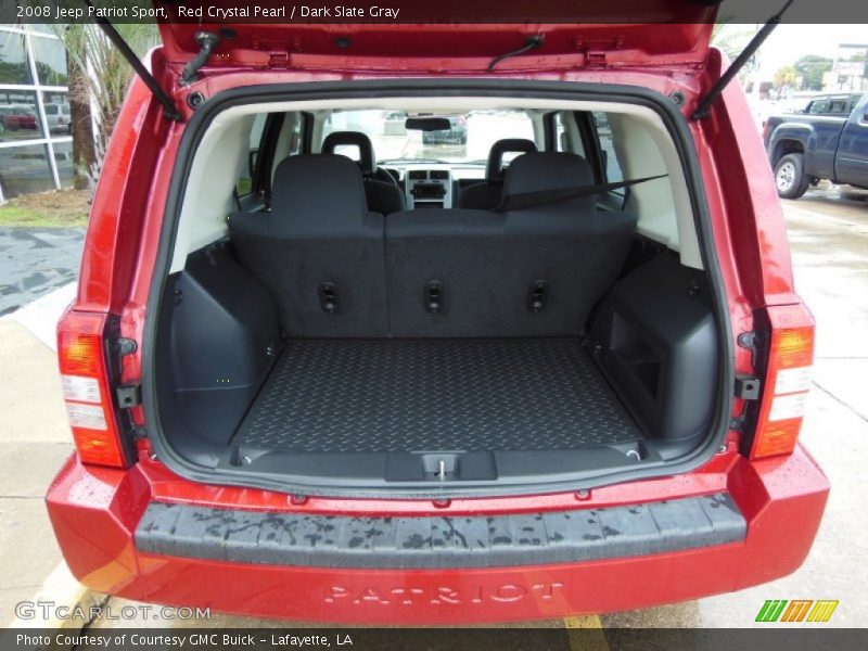 Red Crystal Pearl / Dark Slate Gray 2008 Jeep Patriot Sport