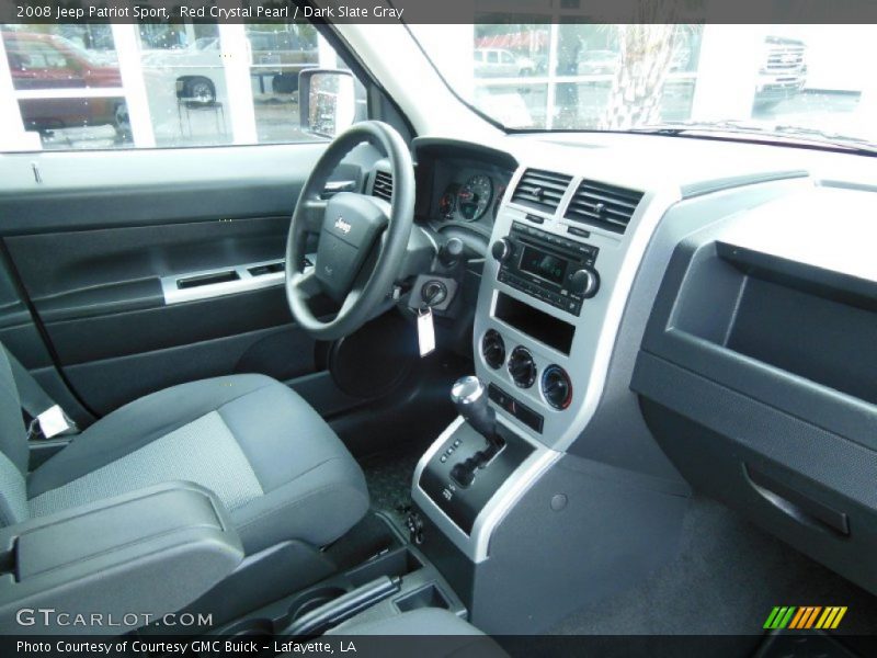 Red Crystal Pearl / Dark Slate Gray 2008 Jeep Patriot Sport