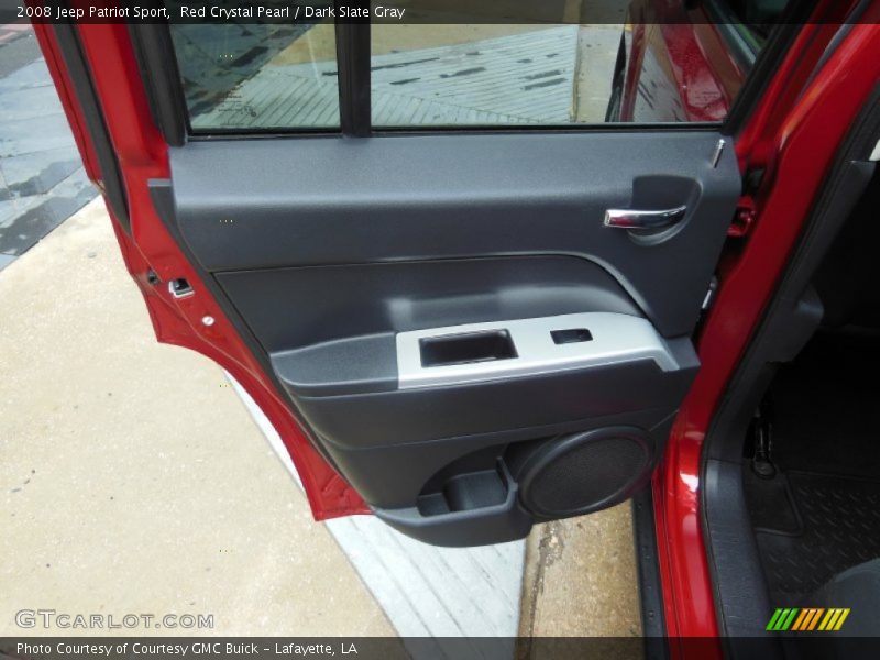 Red Crystal Pearl / Dark Slate Gray 2008 Jeep Patriot Sport
