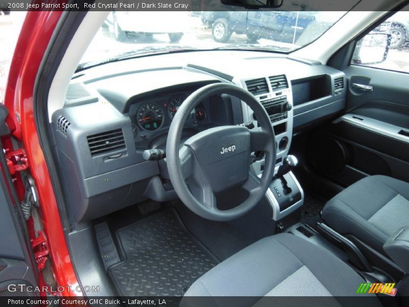 Red Crystal Pearl / Dark Slate Gray 2008 Jeep Patriot Sport