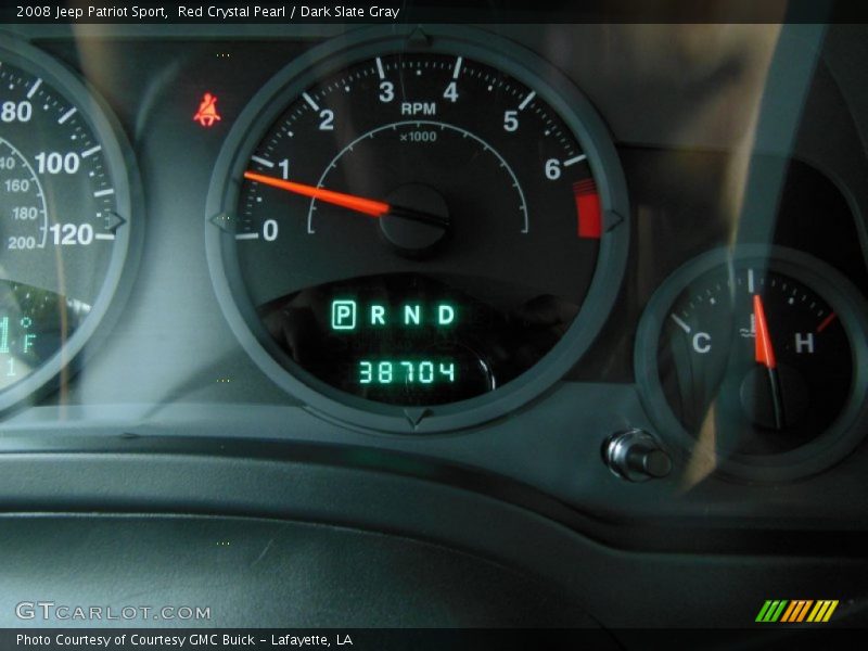 Red Crystal Pearl / Dark Slate Gray 2008 Jeep Patriot Sport