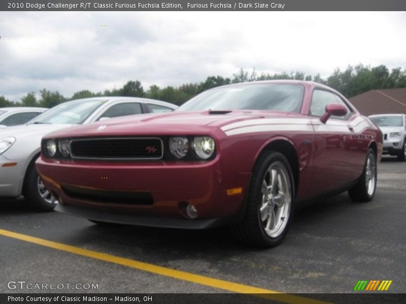 Furious Fuchsia / Dark Slate Gray 2010 Dodge Challenger R/T Classic Furious Fuchsia Edition