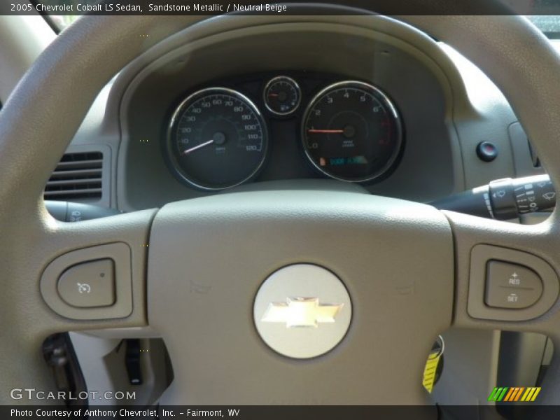 Sandstone Metallic / Neutral Beige 2005 Chevrolet Cobalt LS Sedan