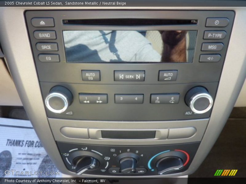 Sandstone Metallic / Neutral Beige 2005 Chevrolet Cobalt LS Sedan