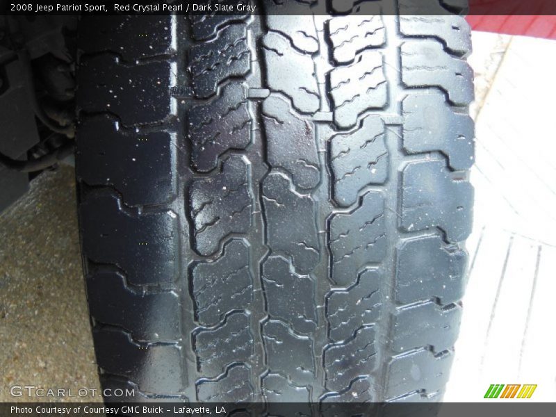 Red Crystal Pearl / Dark Slate Gray 2008 Jeep Patriot Sport