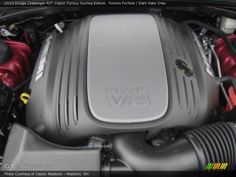  2010 Challenger R/T Classic Furious Fuchsia Edition Engine - 5.7 Liter HEMI OHV 16-Valve MDS VVT V8