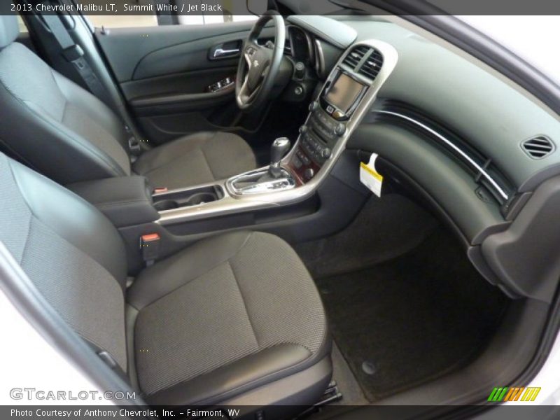 Summit White / Jet Black 2013 Chevrolet Malibu LT