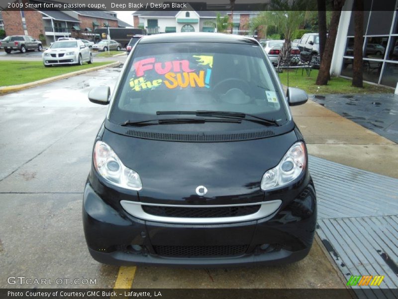 Deep Black / Design Black 2009 Smart fortwo passion coupe