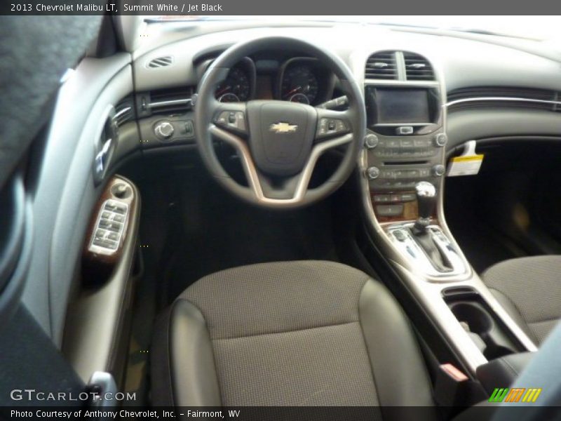 Summit White / Jet Black 2013 Chevrolet Malibu LT