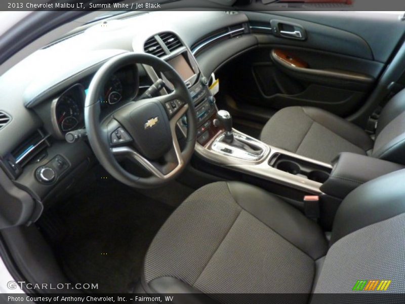 Jet Black Interior - 2013 Malibu LT 
