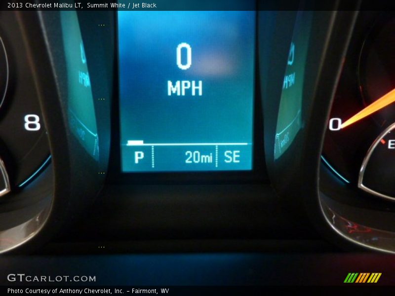 Summit White / Jet Black 2013 Chevrolet Malibu LT