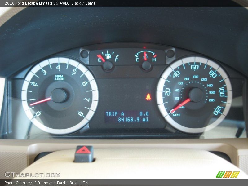 Black / Camel 2010 Ford Escape Limited V6 4WD