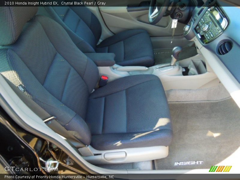 Crystal Black Pearl / Gray 2010 Honda Insight Hybrid EX