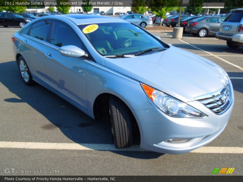 Iridescent Silver Blue Metallic / Gray 2011 Hyundai Sonata Limited