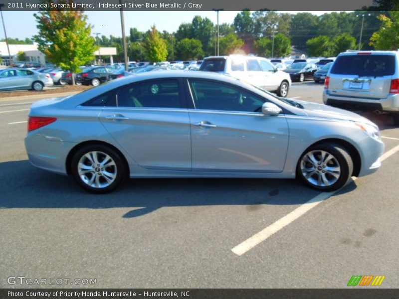 Iridescent Silver Blue Metallic / Gray 2011 Hyundai Sonata Limited