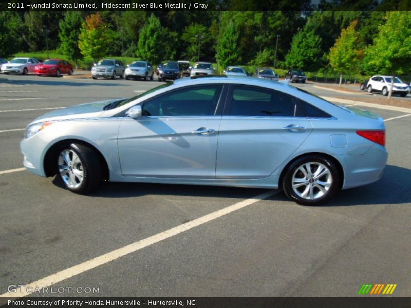 Iridescent Silver Blue Metallic / Gray 2011 Hyundai Sonata Limited