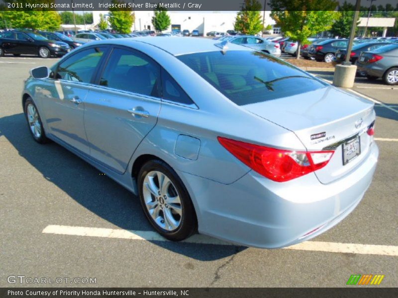 Iridescent Silver Blue Metallic / Gray 2011 Hyundai Sonata Limited