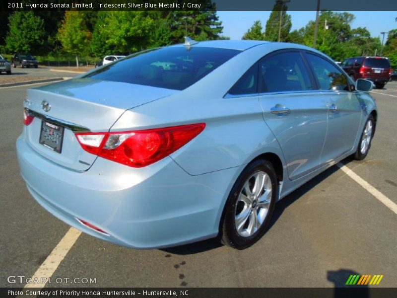 Iridescent Silver Blue Metallic / Gray 2011 Hyundai Sonata Limited