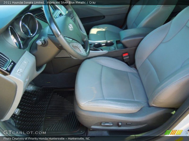 Iridescent Silver Blue Metallic / Gray 2011 Hyundai Sonata Limited