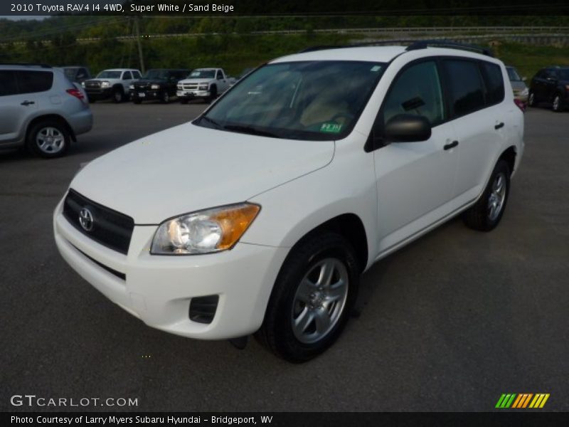 Super White / Sand Beige 2010 Toyota RAV4 I4 4WD