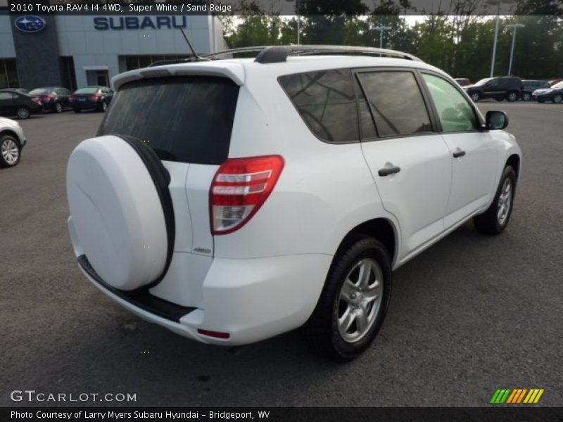 Super White / Sand Beige 2010 Toyota RAV4 I4 4WD