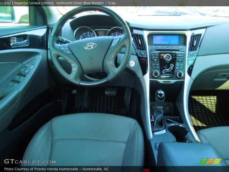 Iridescent Silver Blue Metallic / Gray 2011 Hyundai Sonata Limited