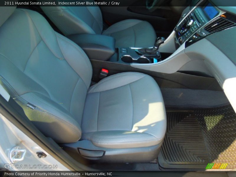Iridescent Silver Blue Metallic / Gray 2011 Hyundai Sonata Limited